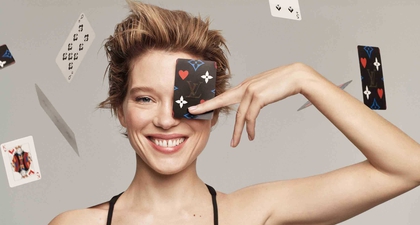 Léa Seydoux dan Inspirasi Permainan Kartu yang Riang Hadir di Koleksi Terbaru Louis Vuitton