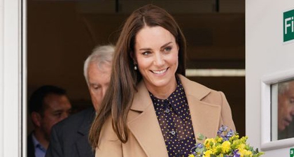Kate Middleton Tampak Menawan dalam Gaun Polka-Dot Saat Sedang Mendukung Ukraina