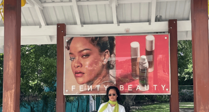 Gaya Komuter Rihanna Memberi Kesan Drama pada Tampilannya Sehari-hari