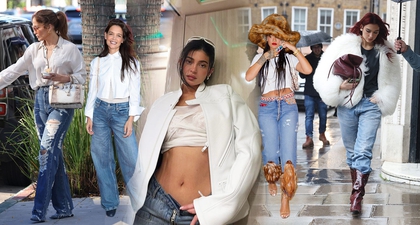 5 Ide Outfit Jeans dan Baju Putih dari Para Selebriti