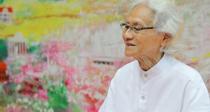 Teruntuk Sang Ibu Kota, Srihadi Soedarsono Mendedikasikan Lukisan Terbarunya
