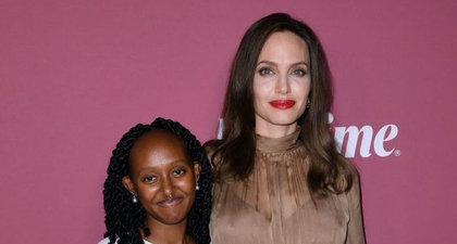 Angelina Jolie Tersenyum Saat Mengunjungi Zahara di Kampus