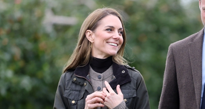 Princess Kate Tampil Hangat dengan Kardigan Musim Gugur untuk Rangkaian Kunjungan Bernuansa Pedesaan