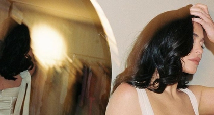 Kylie Jenner Menyalurkan Aura Marilyn Monroe Lewat Gaun Putih Silky dan Rambut Ikal Elegan