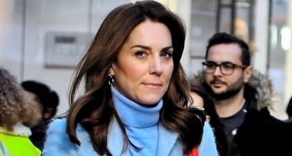 Kate Middleton Kenakan Jaket Biru Saat Pergi Berbelanja 