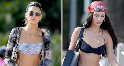 Kendall Jenner dan Bella Hadid Pakai Bikini di Pantai Miami