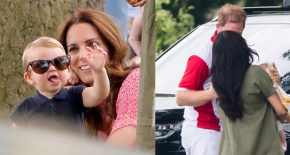 Foto Outing Keluarga Pangeran William dan Pangeran Harry