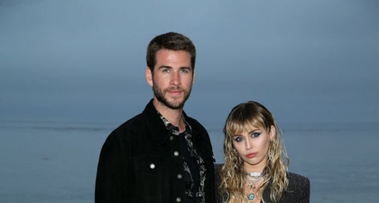 Miley Cyrus dan Liam Hemsworth Tampil Serasi Monokromatis