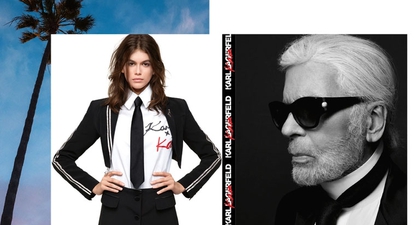 Mengintip Kolaborasi Kaia Gerber dan Karl Lagerfeld