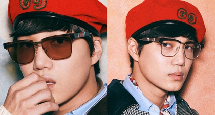 Perdana! Kai EXO Membintangi Kampanye Kacamata Gucci